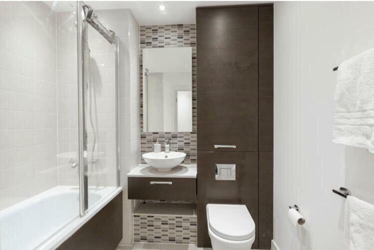 Room With Private Bathroom In A Modern Two Bedroom Two Bathroom Flat Londyn Zewnętrze zdjęcie